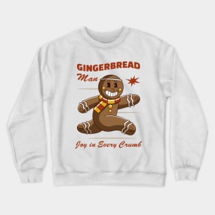 Joyful Gingerbread Man Crewneck Sweatshirt